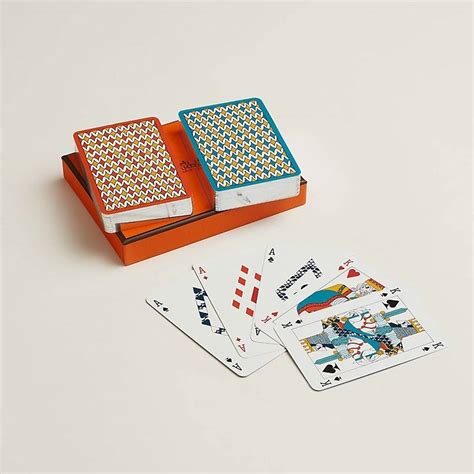 hermes playing cards buy|hermes oversized card deck.